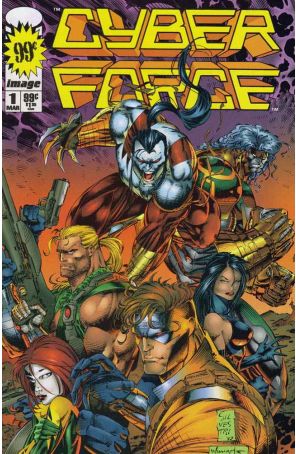 Cyberforce (Vol. 2) 1 (2nd) published by Image with cover art by Marc Silvestri