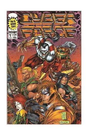 Cyberforce (Vol. 2) 1 Gold Variant published by Image with cover art by Marc Silvestri