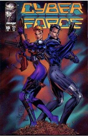 Cyberforce (Vol. 2) 10 published by Image with cover art by Marc Silvestri