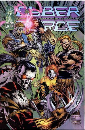 Cyberforce (Vol. 2) 16 published by Image with cover art by David Finch