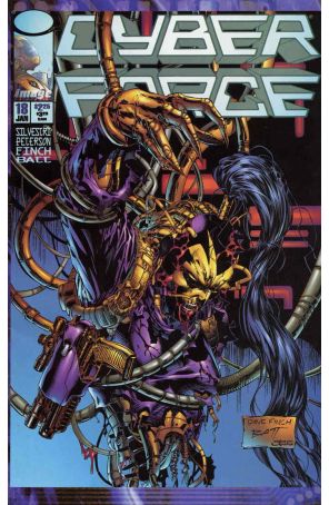 Cyberforce (Vol. 2) 18 published by Image with cover art by David Finch