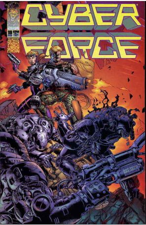 Cyberforce (Vol. 2) 19 published by Image with cover art by David Finch