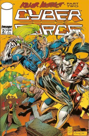 Cyberforce (Vol. 2) 2 published by Image with cover art by Marc Silvestri