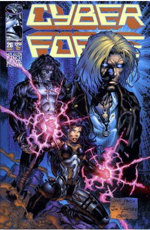 Cyberforce (Vol. 2) 26 published by Image with cover art by David Finch