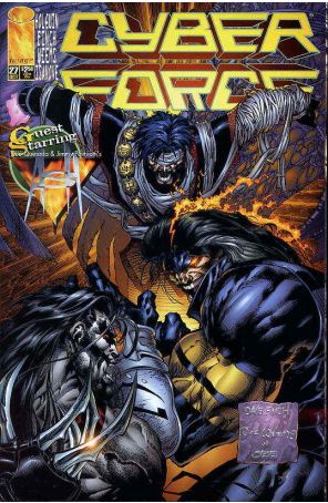 Cyberforce (Vol. 2) 27 published by Image with cover art by David Finch