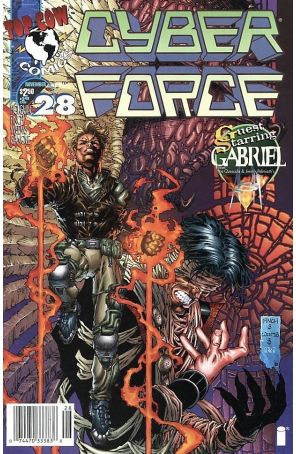 Cyberforce (Vol. 2) 28 (Newsstand) published by Image with cover art by David Finch