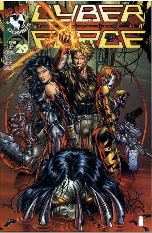 Cyberforce (Vol. 2) 29 published by Image with cover art by David Finch