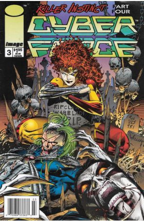 Cyberforce (Vol. 2) 3 (Newsstand) published by Image with cover art by Marc Silvestri