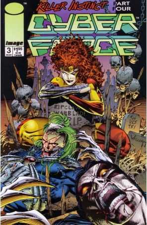 Cyberforce (Vol. 2) 3 published by Image with cover art by Marc Silvestri