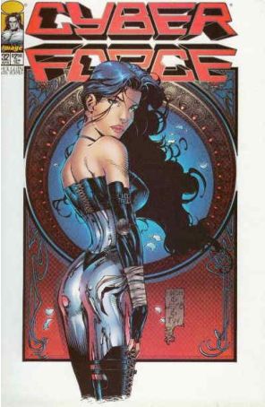Cyberforce (Vol. 2) 32 published by Image with cover art by David Finch