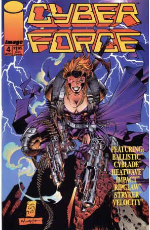 Cyberforce (Vol. 2) 4 published by Image with cover art by Marc Silvestri
