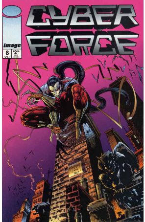 Cyberforce (Vol. 2) 8 published by Image with cover art by Todd McFarlane