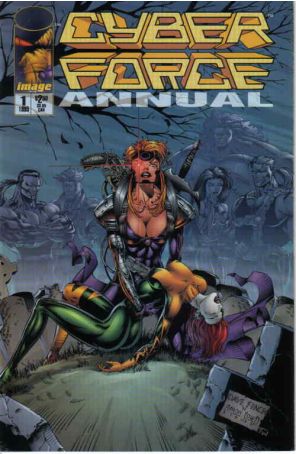 Cyberforce (Vol. 2) Annual 1 published by Image with cover art by David Finch