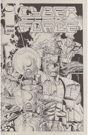 Cyberforce (Vol. 2) Ashcan 0 published by Image with cover art by Walt Simonson