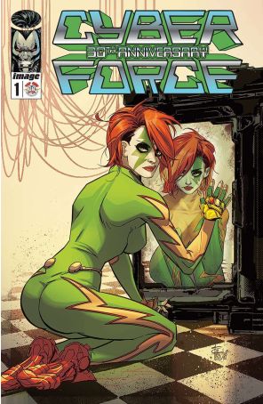 Cyberforce 30th Anniversary 1B published by Image with cover art by Priscilla Petraites