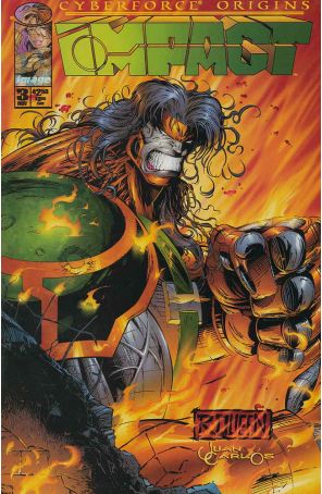 Cyberforce Origins 3 published by Image with cover art by Randy Queen and Juan Carlos Rodriguez