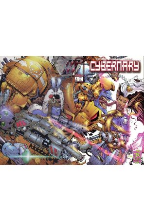 Cybernary 5 published by Image with cover art by Jeff Rebner