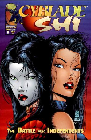Cyblade/Shi: The Battle for Independents 1 published by Image with cover art by Marc Silvestri