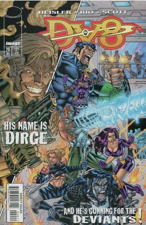 DV8 20 published by Image with cover art by Al Rio