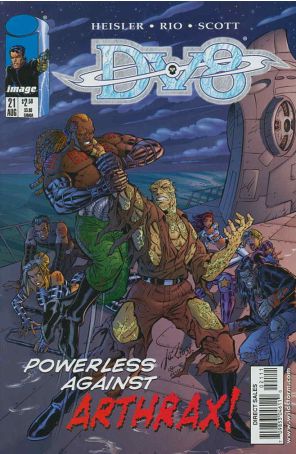 DV8 21 published by Image with cover art by Al Rio