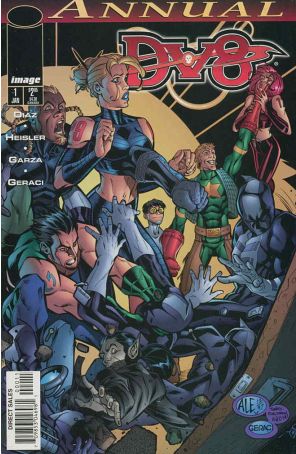 DV8 Annual 1 published by Image with cover art by Alé Garza