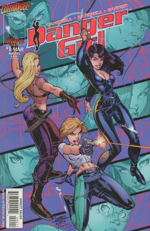 Danger Girl 1 published by Image with cover art by J. Scott Campbell