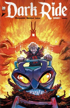 Dark Ride 1A published by Image with cover art by Andrei Bressan