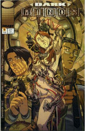 Darkminds (Vol. 2) 1B published by Image with cover art by Patrick Lee