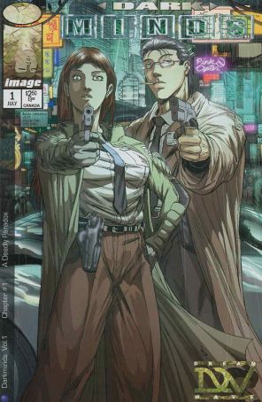 Darkminds 1 published by Image with cover art by Patrick Lee and Alvin Lee