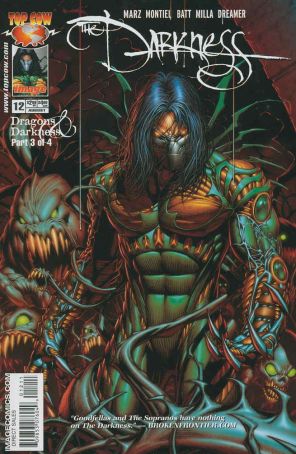 Darkness (Vol. 2) 12 published by Image with cover art by Dale Keown