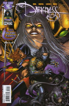 Darkness (Vol. 2) 24 published by Image with cover art by Dale Keown