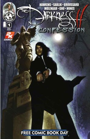 Darkness: Confession FCBD 1 published by Image with cover art by Matt Timson