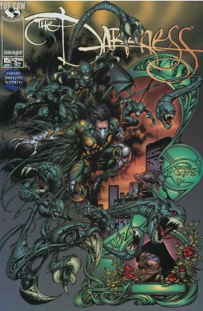 The Darkness 15 published by Image with cover art by Joe Benitez