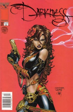 The Darkness 17 (Newsstand) published by Image with cover art by Joe Benetiz