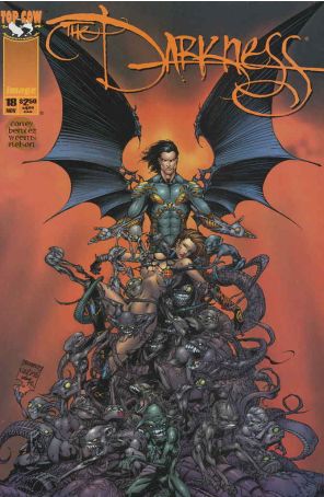 The Darkness 18 published by Image with cover art by Joe Benitez