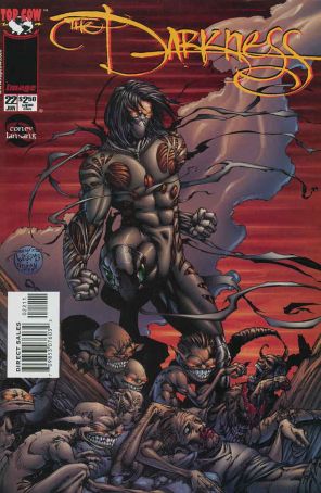 The Darkness 22 published by Image with cover art by Joe Benitez