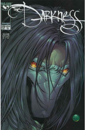 The Darkness 23 published by Image with cover art by Joe Benitez