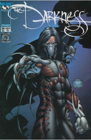The Darkness 24 published by Image with cover art by Joe Benitez