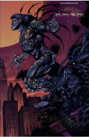 The Darkness 28LE published by Image with cover art by Keu Cha