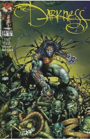 The Darkness 34 published by Image with cover art by Mark Pajarillo