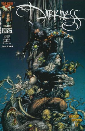 The Darkness 36 published by Image with cover art by Clayton Crain