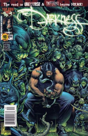 The Darkness 40 (Newsstand) published by Image with cover art by Dale Keown