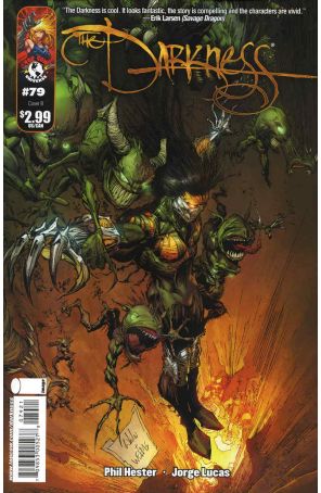The Darkness 79B published by Image with cover art by Whilce Portacio