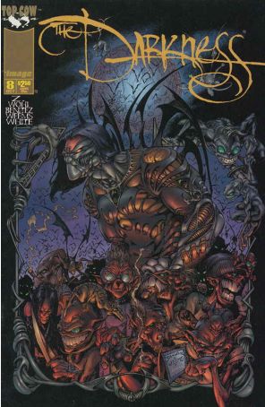 The Darkness 8 published by Image with cover art by Joe Benitez