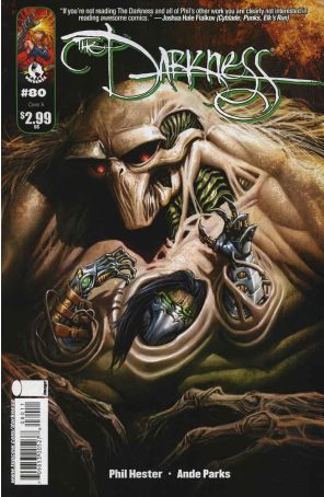 The Darkness 80A published by Image with cover art by Whilce Portacio