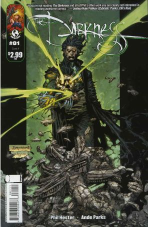 The Darkness 81A published by Image with cover art by Michael Broussard