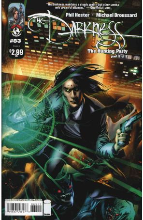 The Darkness 83A published by Image with cover art by Dennis Calero