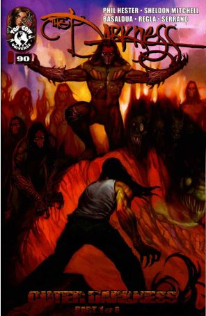 The Darkness 90A published by Image with cover art by Bane