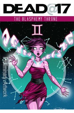 Dead@17: The Blasphemy Throne 2 published by Image with cover art by Josh Howard