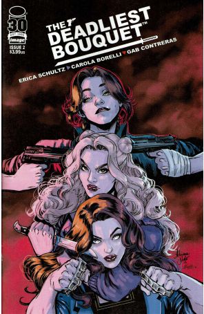 The Deadliest Bouquet 2 published by Image with cover art by Adriana Melo